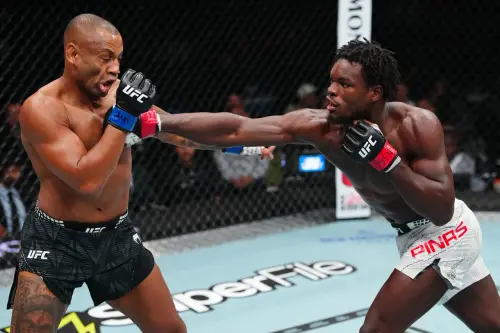 Pinas Demolishes Almeida with Surgical Right Hand at UFC 329